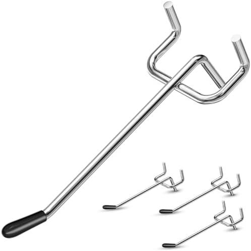 50 Pack 4 Inch Pegboard Hooks, Peg Board Organizer Accessories by Unknown