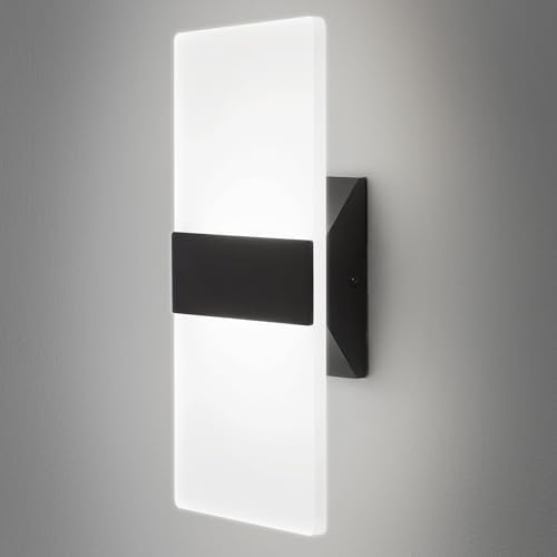 12 Inch Modern LED Wall Sconce, 5CCT Dimmable Indoor Wall Lights, 2700K-5000K by LightingUpYourSpace