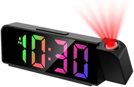 AMIR Bedroom Ceiling Projection Alarm Clock by AMIR