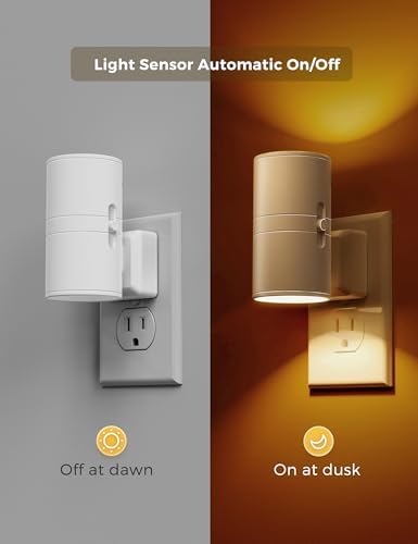 L LOHAS LED Amber Night Light, 100LM Dimmable Night Light - Image 2