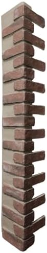 Outside Corner for EverStone Faux Classic Aged Brick Siding Panels, 8 1/2"W x by EkenaMillwork