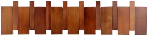 Youyole 8 Hooks Wood Coat Rack Wall Mount Piano Hideaway Coat Hooks - Image 2