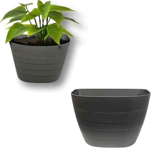 12 Inch Self-Watering Wall Planter by NaturesDistributing