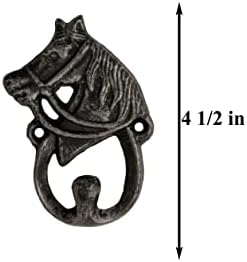 Wall Mounted Cast Iron Home Decor Single Hook - Image 2