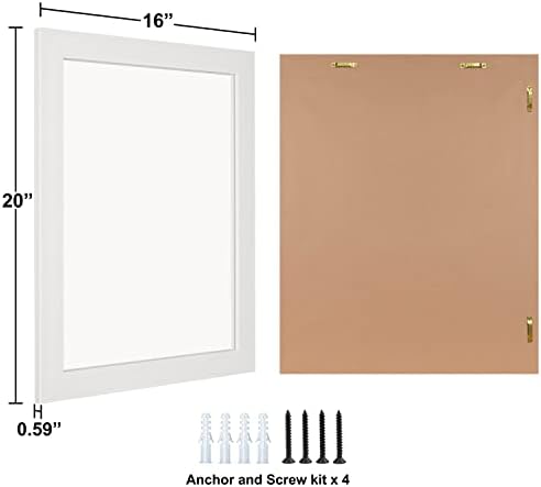 Rectangular Wall Mirror 20x16 Inch Bathroom Mirror - Image 6