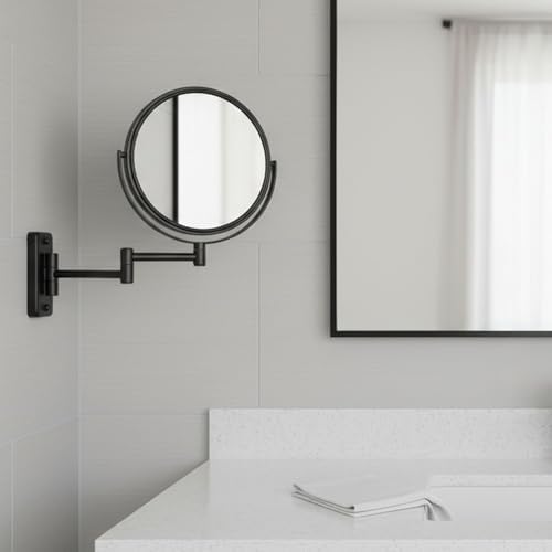 JERDON Wall-Mounted Makeup Mirror - Image 6