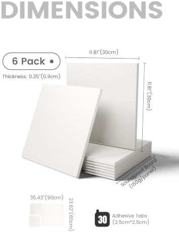 Fluxynara Felt Bulletin Board & Cork Board Alternative, Milky White - Image 2