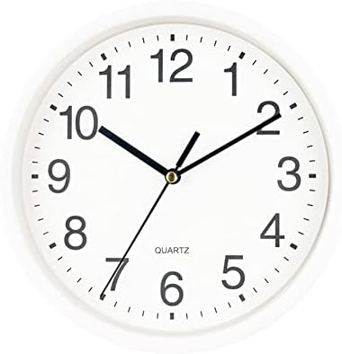6 Inch Silent Wall Clocks Battery Operated, Non-Ticking Modern Round Clock by Unknown
