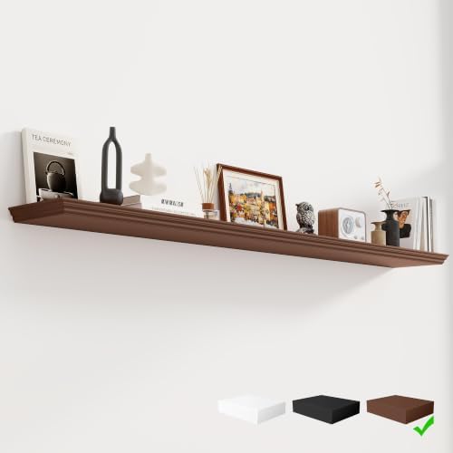 Fun Memories Floating Shelves, 72 Inch Long, 9.3 Inch Deep, 1 Pack by FunMemories
