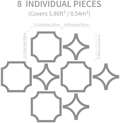 MidModArt PVC Modular Decorative Fretwork Wall Panels - Image 6