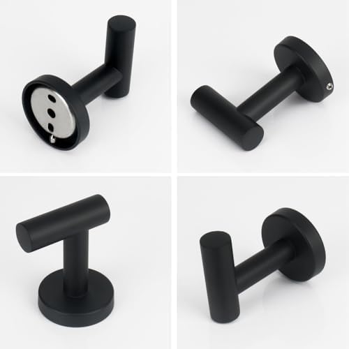 NearMoon Bath Towel Hooks- SUS 304 Stainless Steel Robe Hook Holder, Heavy Duty - Image 6