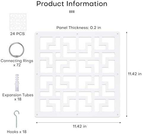ANMINY Hanging Room Divider Panels - Image 4