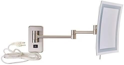 JERDON Lighted Wall-Mount Makeup Mirror - Image 2