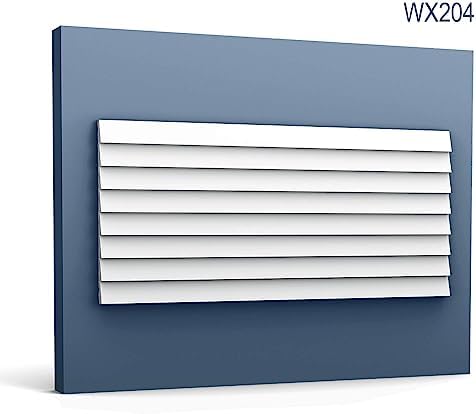 Orac Decor 9-7/8in H x 78-3/4in Long 3D Wall Covering, Primed White - Image 2