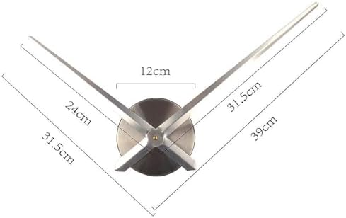 Timelike Large DIY Wall Clock, Modern 3D Frameless Wall Clock - Image 3