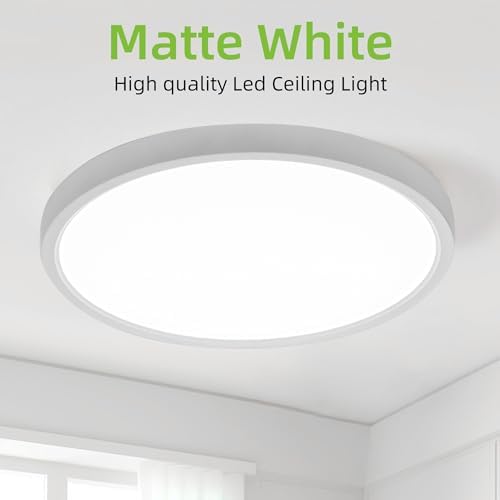 hykolity 12 Inch Selectable CCT LED Round Flat Panel Light - Image 5