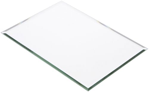 Plymor 5 x 7 inch Rectangle, 3mm Thick, Beveled Glass Mirror by Plymor