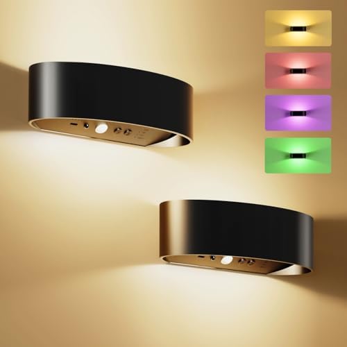 Motion Sensor Wall Light, 5000mAh Rechargeable Battery Operated Motion Sensor by WelcometoFULNIX