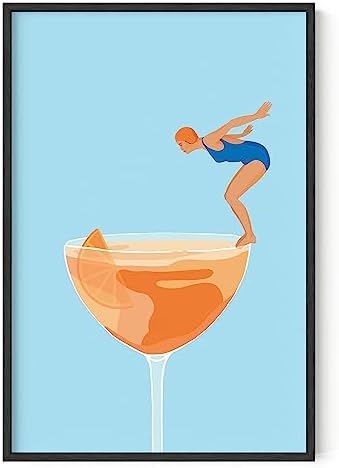 HAUS AND HUES Preppy Pictures Bar Art by HausandHuesArtPrints
