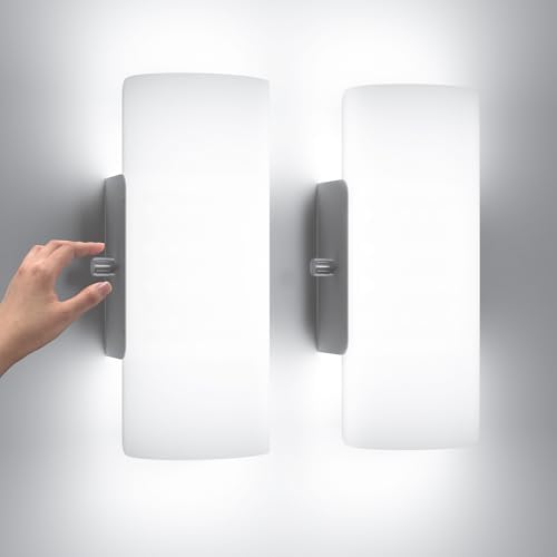 ChangM Wall Sconce Set of 2 Modern LED Wall Light Lamps Dimmable by Rotate by ChangM
