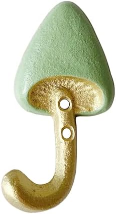 Rustic Mushroom-Shaped Decorative Wall Hook Rack Hangers by Zorues