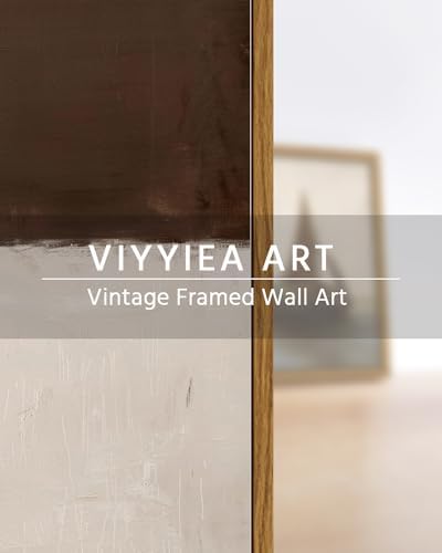 VIYYIEA Modern Abstract Framed Wall Art, Canvas Print Color Pictures, Living - Image 6