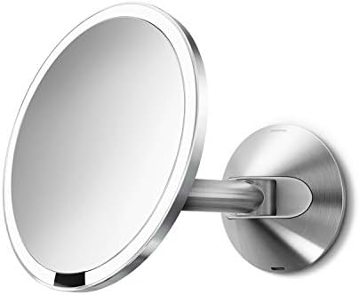 simplehuman 8" Sensor Makeup Mirror, Wall Mount, 5X Magnification, Hard-Wired - Image 2