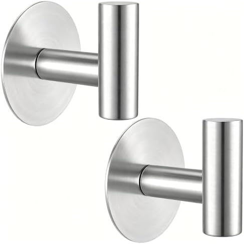 Heavy Duty Self-Adhesive Coat Hooks, Stainless Steel Towel Hooks by VINHOLD