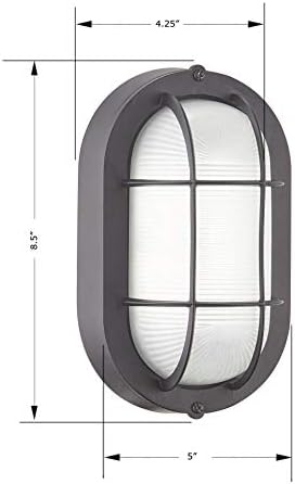 WISBEAM 2 Pack LED Bulkhead Light, Outdoor Bulkhead LED Wall Light, 6W Replace - Image 6