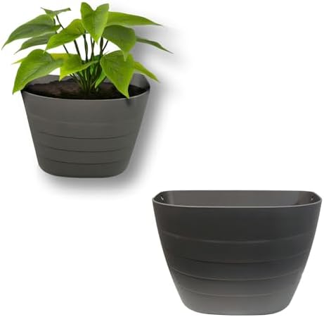 12 Inch Self-Watering Wall Planter by NaturesDistributing