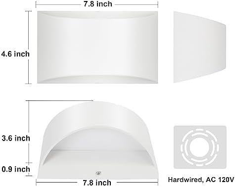 TRLIFE Modern LED Wall Sconces, Remote Control Dimmable and Adjustable Color - Image 5