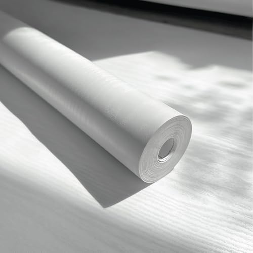 White Wood Grain Contact Paper 19.7" x 394", Extra Wide and Long Peel and Stick - Image 4