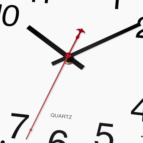 Foxtop 4 Pack 12" Wall Clock Silent Battery Operated Analog Clock - Image 6