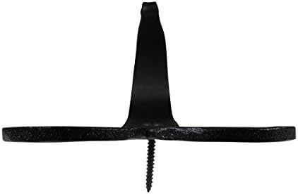 Renovators Supply Manufacturing Scroll Single Wall Hook, Wrought Iron Black - Image 7