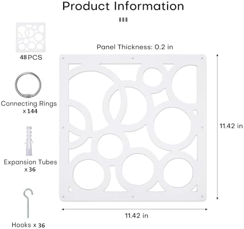 ANMINY Hanging Room Divider Panels - Image 4