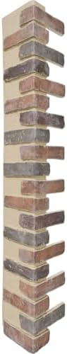 Outside Corner for EverStone Faux Classic Aged Brick Siding Panels, 8 1/2"W x by EkenaMillwork