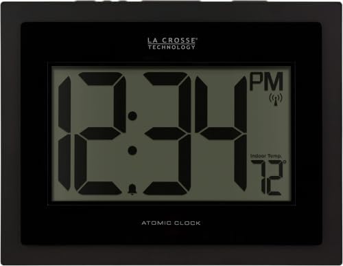 La Crosse Technology 513-54087-INT Atomic Digital Wall Clock by LaCrosseTechnology