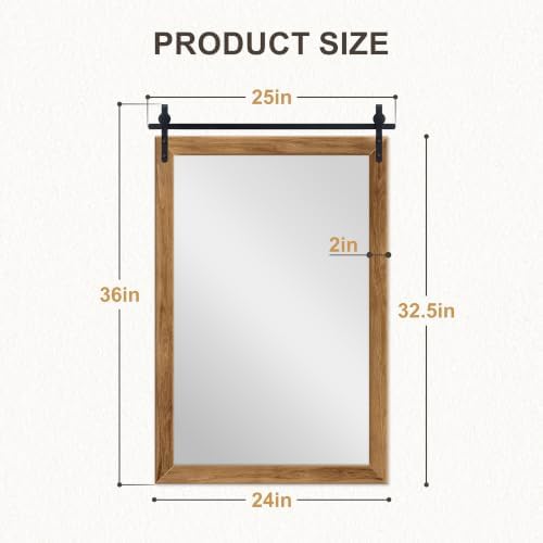 Farmhouse Bathroom Vanity Mirror - Image 2