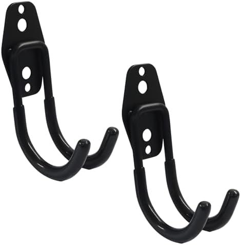 2 Pack Heavy Duty Garage Wall Hooks, Wall Mount Garage Storage Organizer - Image 5