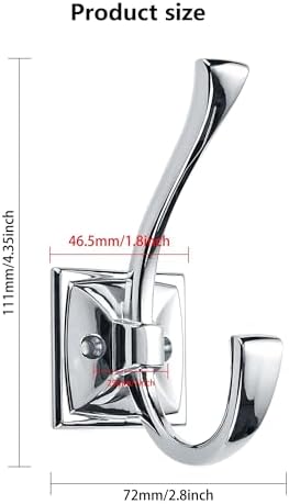 3 Pack Decorative Heavy Duty Towel Hooks - Image 2