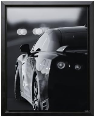 InkFlow Posters Black & White Automotive Canvas Poster by InkFlowPosters