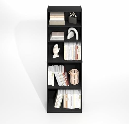 Furinno Jaya Simply Book Shelf, 5-Tier Bookshelf, Bookcase - Image 6