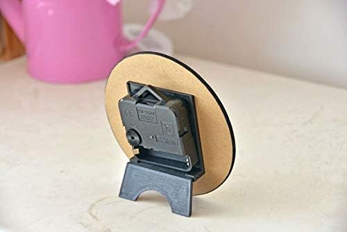 Silent Non-Ticking Wooden Decorative Round Wall Clock Quality Quartz Battery - Image 4