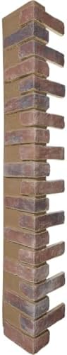 Outside Corner for EverStone Faux Classic Aged Brick Siding Panels, 8 1/2"W x by EkenaMillwork