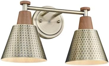 FEMILA 2 Light Bathroom Vanity Light Fixtures Over Mirror, Modern Brass Gold by FEMILA