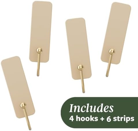 Command Medium Hooks, 4 Hooks, 6 Strips - Image 3