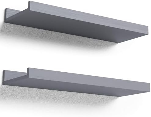 Boswillon Floating Shelves Set of 2, Small Wall Shelf by Boswillon