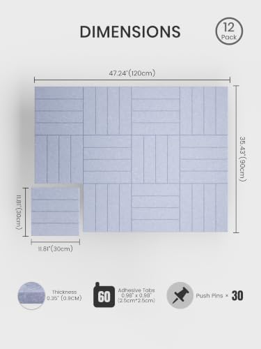 Bumusty 48" x 36" Large Cork Board Alternative - Image 2