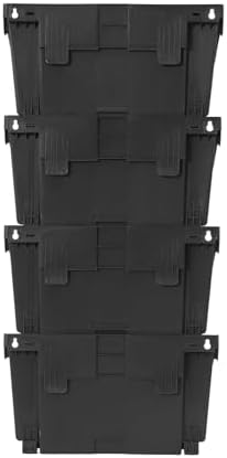 Vertical Wall Planter with 24 Plastic Pots, Wall-Mounted Garden Planter - Image 4