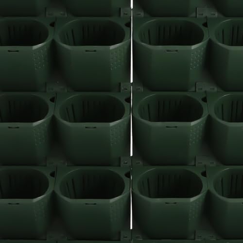 Self-Watering Wall-Mounted Planter, 36 Pots Wall Mounted Plastic Plant Grow Pot - Image 7